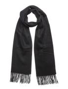 Mawolan Accessories Scarves Winter Scarves Black Matinique