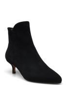 Stb-Saga Zip Shoes Boots Ankle Boots Ankle Boots With Heel Black Shoe ...