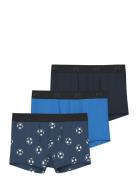 Nkmboxer 3P Dark Denim Football Noos Night & Underwear Underwear Under...