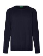 Crewneck Jersey Tops Knitwear Jumpers Navy United Colors Of Benetton