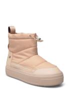 Flag Nylon Mini Snowboot Shoes Wintershoes Beige Tommy Hilfiger