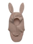 Balaclava Ears Wool Fleece Accessories Headwear Balaclava Beige Huttel...