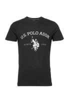 Archibald T-Shirt Tops T-shirts Short-sleeved Black U.S. Polo Assn.