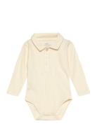 Hccaldur - Bodysuit Bodies Long-sleeved Beige Hust & Claire