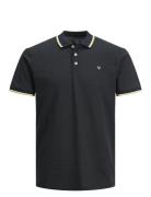 Jprbluwin Polo Ss Sts Tops Polos Short-sleeved Black Jack & J S