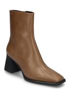 Hedda Shoes Boots Ankle Boots Ankle Boots With Heel Brown VAGABOND