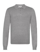 Long Sleeve Knitted Poloshirt Tops Knitwear Long Sleeve Knitted Polos ...