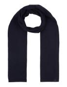 Cotton Cashmere Blend Scarf Accessories Scarves Winter Scarves Navy To...