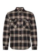 20Th Anniv Bowery Flannel Tops Shirts Casual Black Brixton