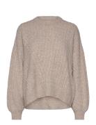 Recycled Wool Mix Rokko Sweater Tops Knitwear Jumpers Beige Mads Nørga...