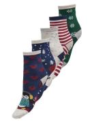 Kogchristmas 5-Pack Socks In A Box Acc Sokker Strømper Multi/patterned...