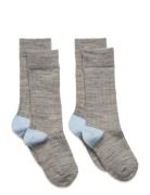 2-Pack Knee Stockings Socks & Tights Socks Grey FUB