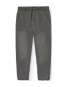 Fleece Denim Trousers Bottoms Sweatpants Grey Boboli