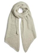 Pcpyron Long Scarf Noos Bc Accessories Scarves Winter Scarves Beige Pi...