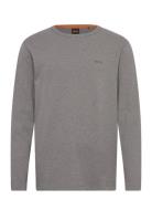 Tempesto Tops T-shirts Long-sleeved Grey BOSS