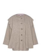 Sandy Jacket Ulljakke Jakke Beige A-View