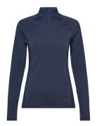 Borg Midlayer Sport Sweat-shirts & Hoodies Fleeces & Midlayers Navy Bj...