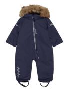 Toddler Padded Jumpsuit With Fur Mole 74 Outerwear Coveralls Snow-ski ...