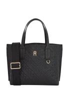 Th Distinct Small Tote Mono Shopper Veske Black Tommy Hilfiger