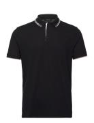 Paddy Pro Sport Polos Short-sleeved Black BOSS