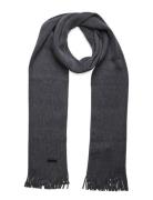 Albas Accessories Scarves Winter Scarves Grey BOSS