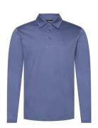 Asher Long Sleeve Polo Tops Polos Long-sleeved Blue J. Lindeberg