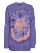 Pensee Lacroix Tops Knitwear Jumpers Purple Desigual