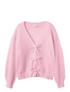 Nkfnatasje Ls Knit Card Tops Knitwear Cardigans Pink Name It