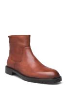 T23-5100 Semskede Boots Snøresko Brown TGA By Ahler