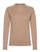 Bs Layla Regular Fit Knitwear Tops Knitwear Jumpers Beige Bruun & Sten...