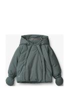 Puffer Jacket Morgen Fôret Jakke Navy Wheat