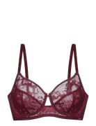 Jamie Wired Bra Lingerie Bras & Tops Wired Bras Burgundy Dorina