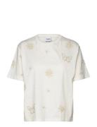 Tarot Tops T-shirts & Tops Short-sleeved White Desigual