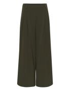 Hacemw Wide Pant Bottoms Trousers Wide Leg Green My Essential Wardrobe