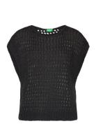 Sleeveless Sweater Vests Knitted Vests Black United Colors Of Benetton