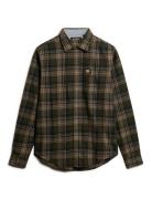 L/S Cotton Lumberjack Shirt Tops Shirts Casual Multi/patterned Superdr...