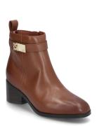 Th Logo Mid Heel Bootie Shoes Boots Ankle Boots Ankle Boots With Heel ...