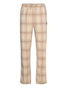 Core Flannel Pyjama Pants Joggebukser Beige Björn Borg