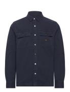 Canvas Workwear Overshirt Tops Overshirts Navy Superdry