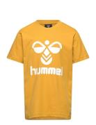 Hmltres T-Shirt S/S Sport T-shirts Short-sleeved Gold Hummel