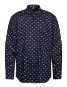 Remiton_M Tops Shirts Casual Blue BOSS