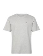 Core Logo T-Shirt Tops T-shirts Short-sleeved Grey Scotch & Soda