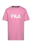 Solberg Classic Logo Tee Tops T-shirts Short-sleeved Pink FILA