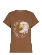 Eagle T-Shirt - Ambla Tops T-shirts & Tops Short-sleeved Brown Rabens ...