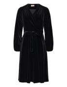 Milena Dress Kort Kjole Black Jumperfabriken