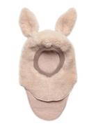 Balaclava Ears Wool Teddy Accessories Headwear Balaclava Beige Hutteli...