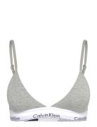 Lightly Lined Triangle Lingerie Bras & Tops Soft Bras Bralette Grey Ca...