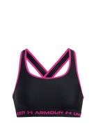 Crossback Mid Bra Sport Bras & Tops Sports Bras - All Black Under Armo...