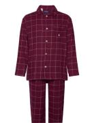 Plaid Flannel Pajama Set Pyjamas Red Polo Ralph Lauren Underwear