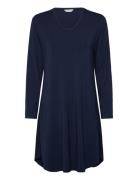 Bamboo Long Sleeve Nightdress Nattkjole Navy Lady Avenue